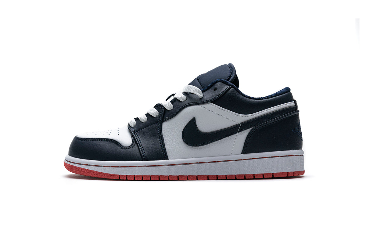 Air Jordan 1 Low Obsidian Ember Glow Reps Sneaker 553558-481