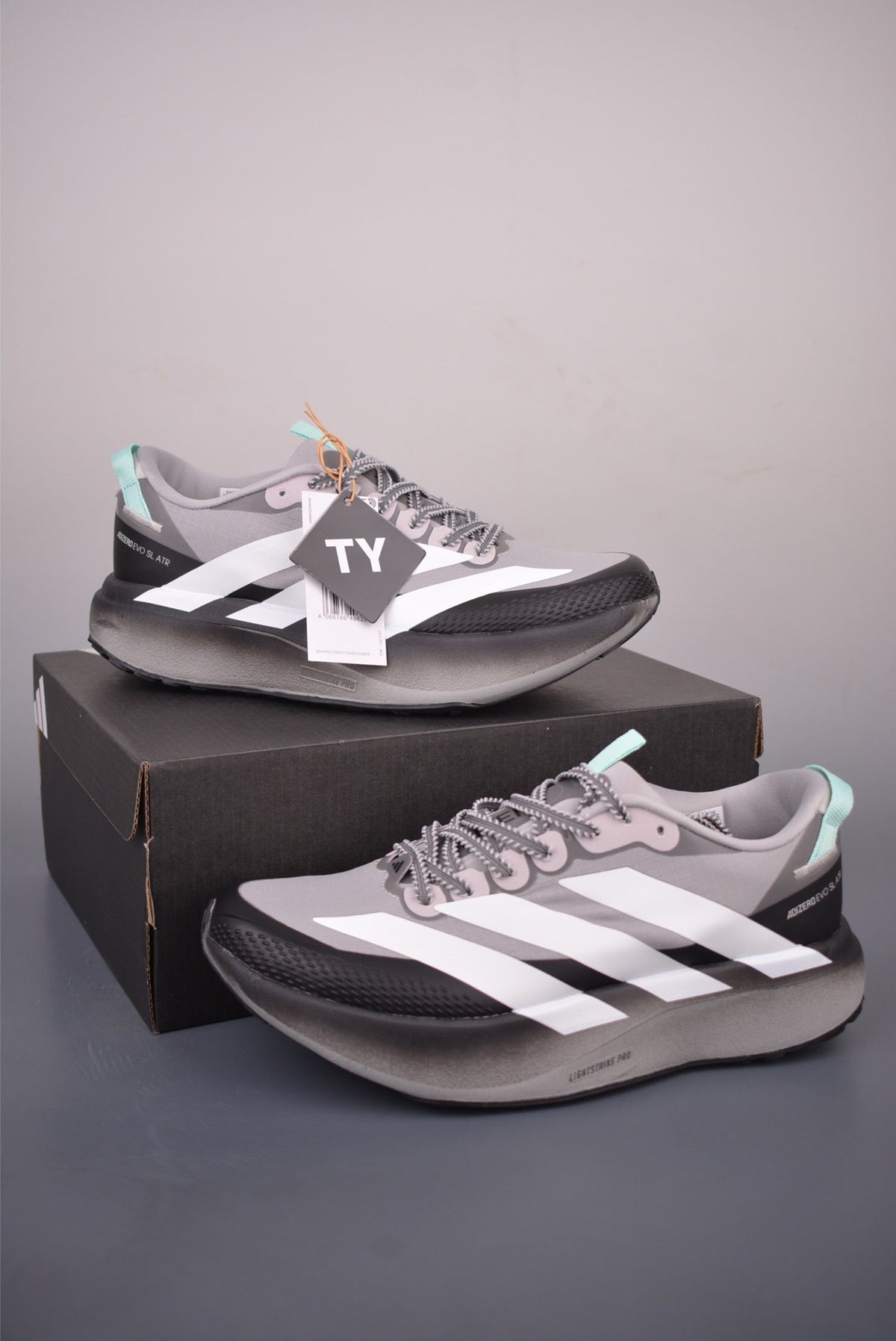 Adidas  Unisex Running Shoes - 2 Colorways incl. Grey/White & Navy/Purple