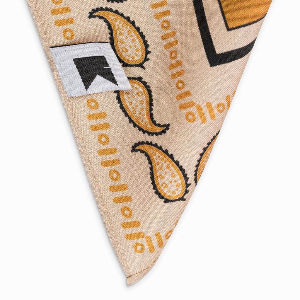 MULTICOLOR NAUTICA PRINTED SCARF