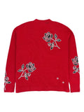 AMIRI rose-appliqué cardigan