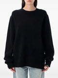 extreme cashmere ribbed-knit sweater