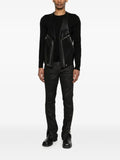 Rick Owens Temple Bauhaus leather vest