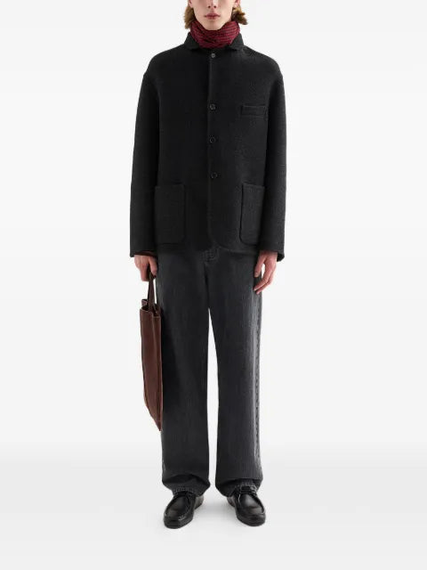Jil Sander chevron-pattern jacket