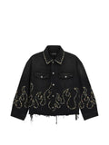AMIRI stud-embellished denim jacket