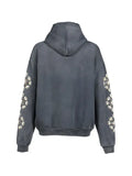 BARRIERS Cowrie Crystal hoodie