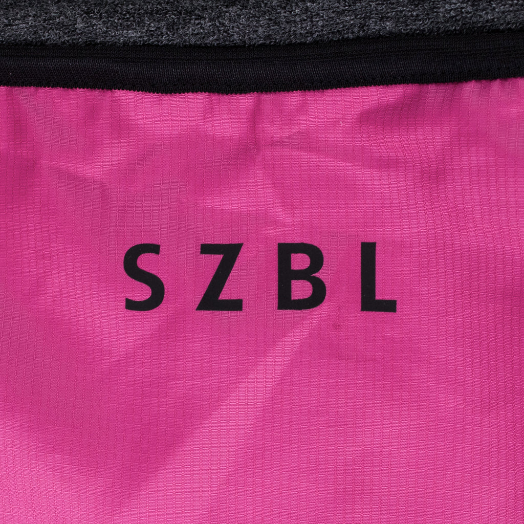 x Sasazuka Bowl Pink See Saw Cloth Bucket Bag