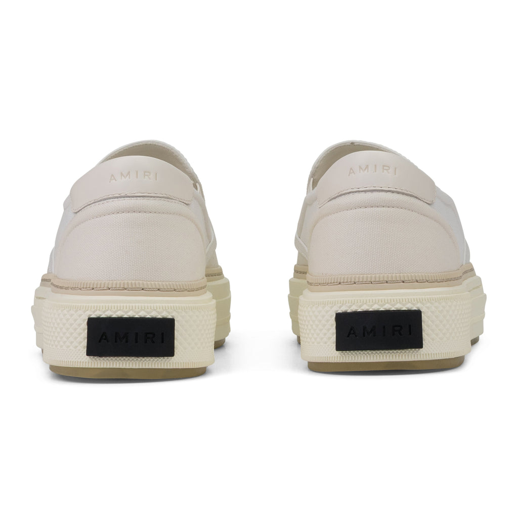 White Skel Top Slip On Sneakers