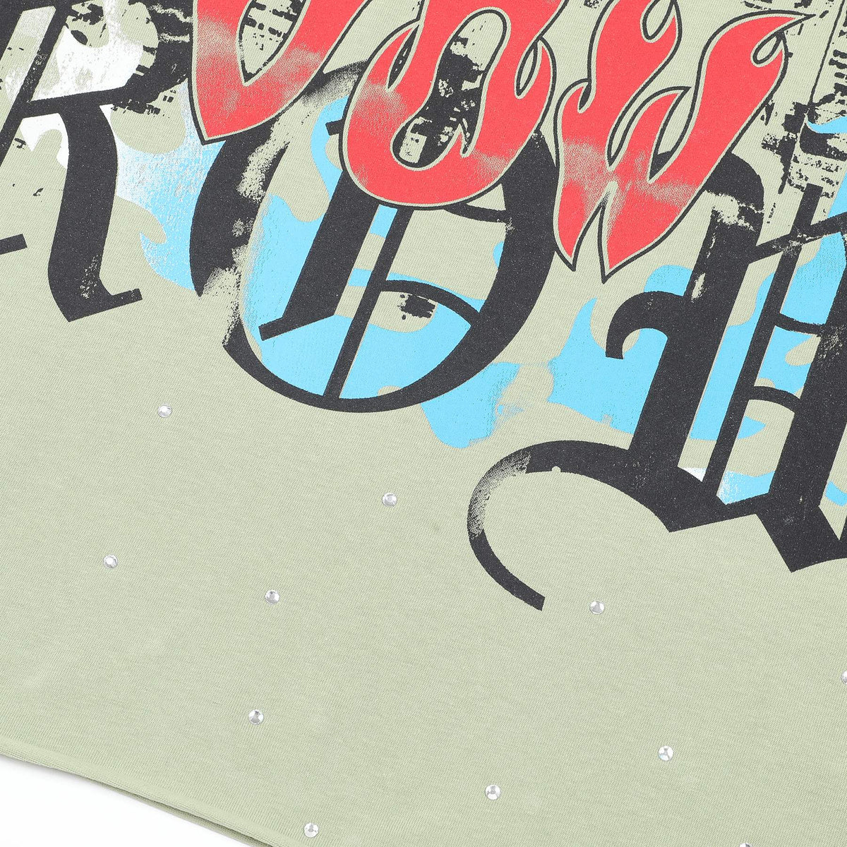 FIRST ROW Sacred Heart Cropped T-Shirt