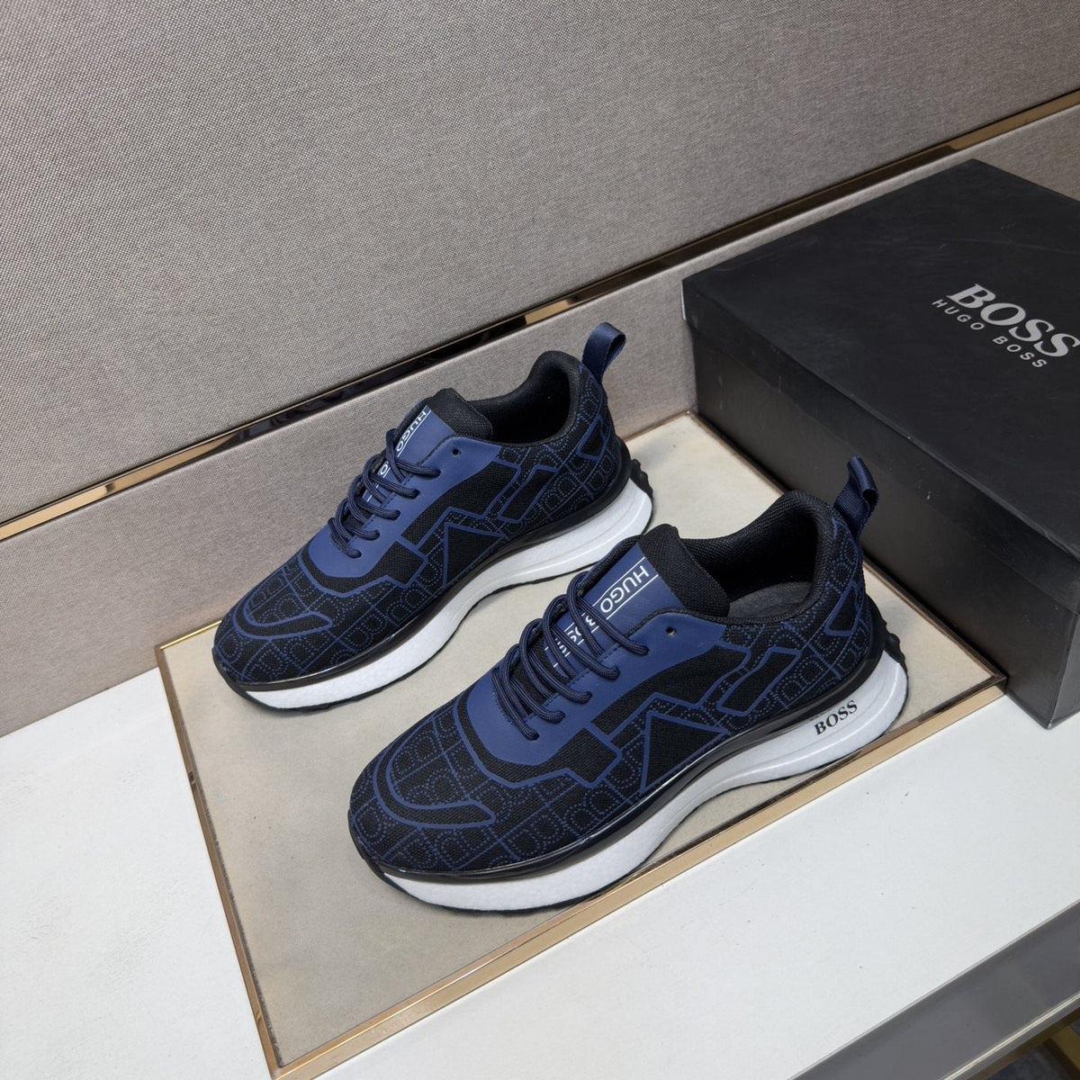 Hugo Boss Men's Graphic Panel Sneakers