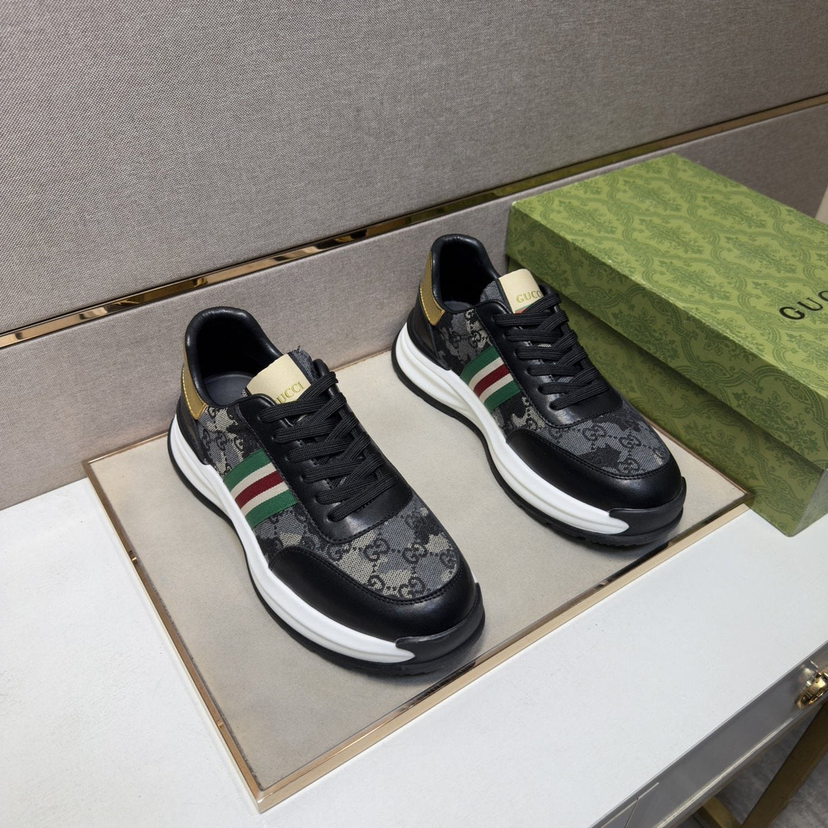 Gucci Men's Stripe Sneakers