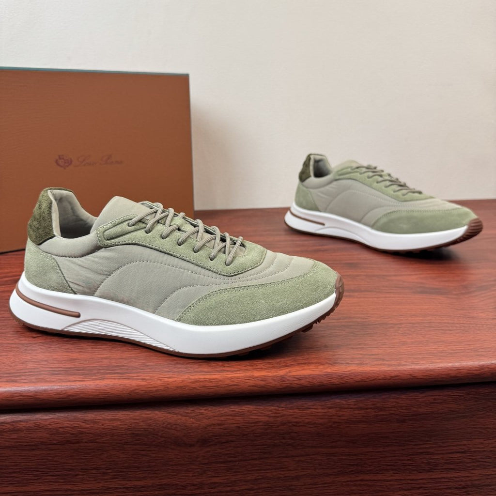 Loro Piana Men's Low-Top Sneakers - Padded Collar